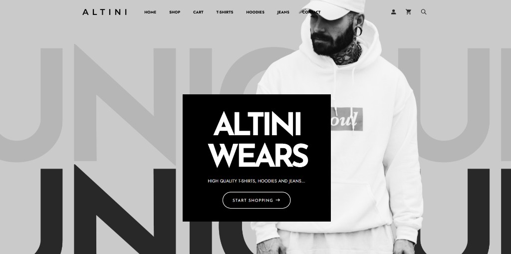 Altin Butiku — storefront and admin dashboard project